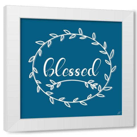 Blessed White Modern Wood Framed Art Print by Lee, Judson