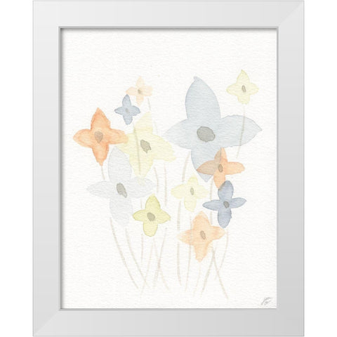 Pinwheel Group II White Modern Wood Framed Art Print by Lee, Judson