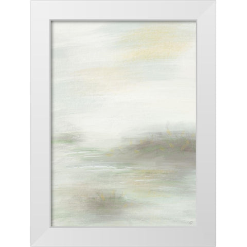 Gentle Green Good White Modern Wood Framed Art Print by Lee, Judson