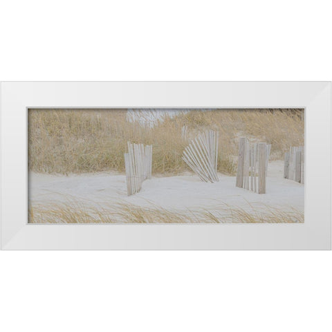 Soft Beach Dune White Modern Wood Framed Art Print by Lee, Judson