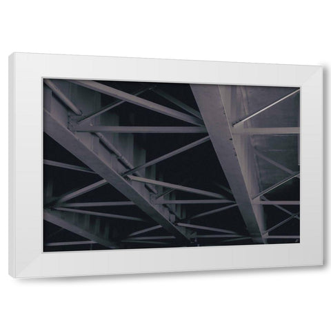 Steel Archiscape White Modern Wood Framed Art Print by Lee, Judson