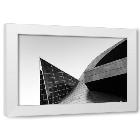 Glass and Metal White Modern Wood Framed Art Print by Lee, Judson
