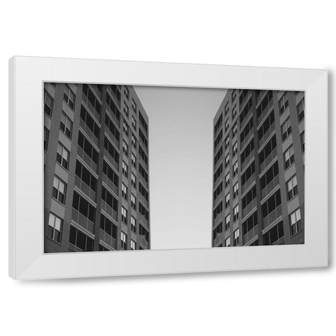 Alley Viewscape White Modern Wood Framed Art Print by Lee, Judson