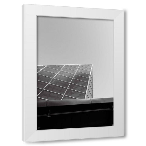 Look Tall II White Modern Wood Framed Art Print by Lee, Judson