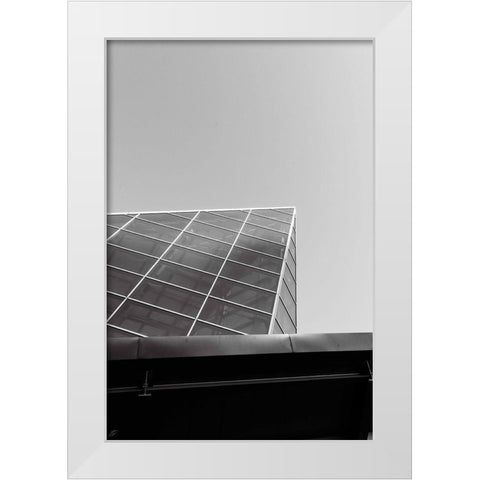 Look Tall II White Modern Wood Framed Art Print by Lee, Judson