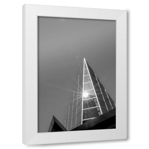 Look Tall III White Modern Wood Framed Art Print by Lee, Judson