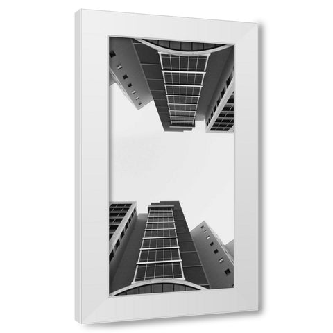 Timeless Elegance White Modern Wood Framed Art Print by Lee, Judson