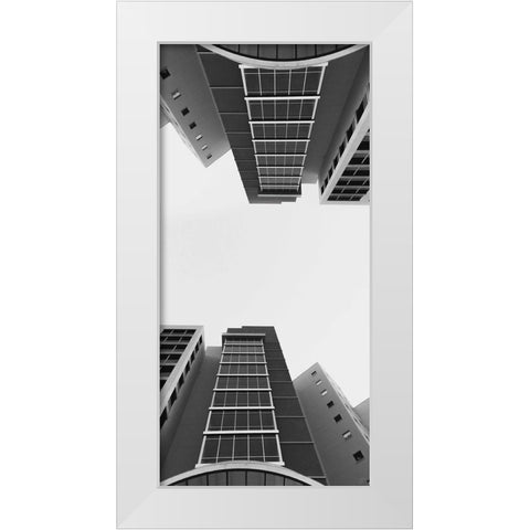 Timeless Elegance White Modern Wood Framed Art Print by Lee, Judson