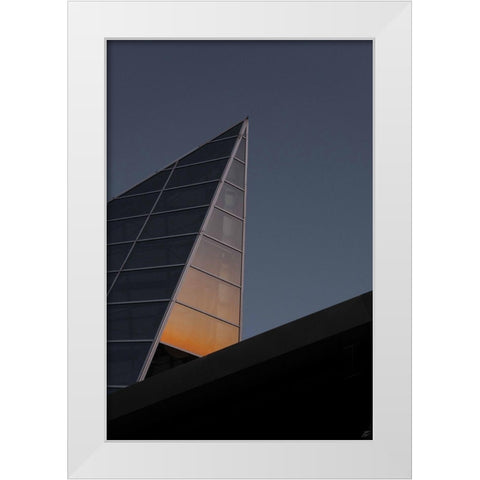 Sunrise Reflection White Modern Wood Framed Art Print by Lee, Judson