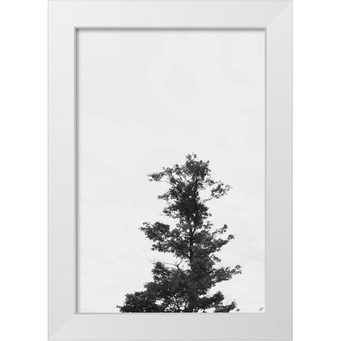 Solo Tower White Modern Wood Framed Art Print by Lee, Judson