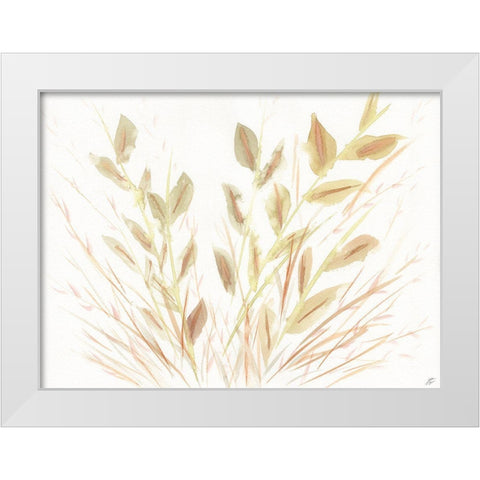 Grass White Modern Wood Framed Art Print by Lee, Judson