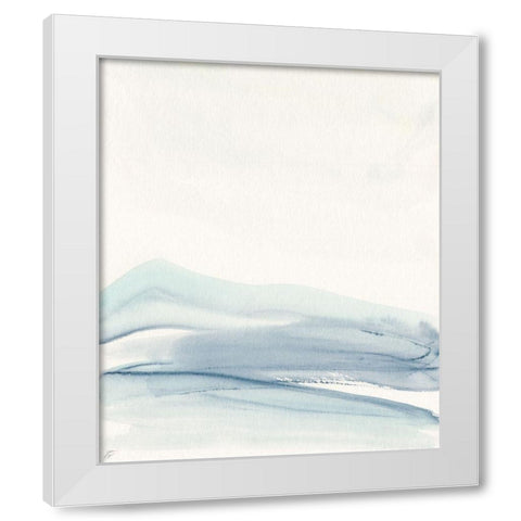 Sloped Soft Hills White Modern Wood Framed Art Print by Lee, Judson