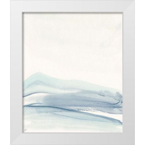 Sloped Soft Hills White Modern Wood Framed Art Print by Lee, Judson