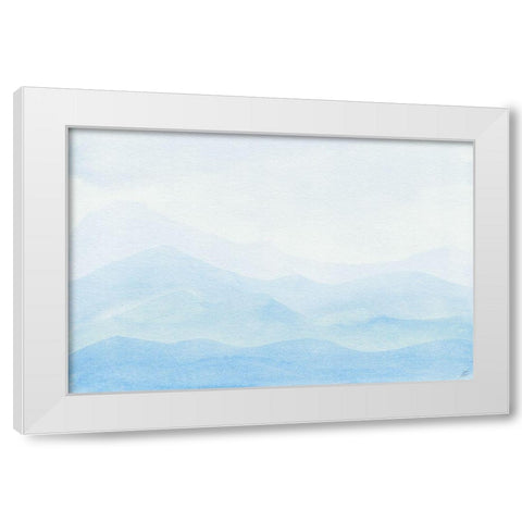 Soft Pastel White Modern Wood Framed Art Print by Lee, Judson