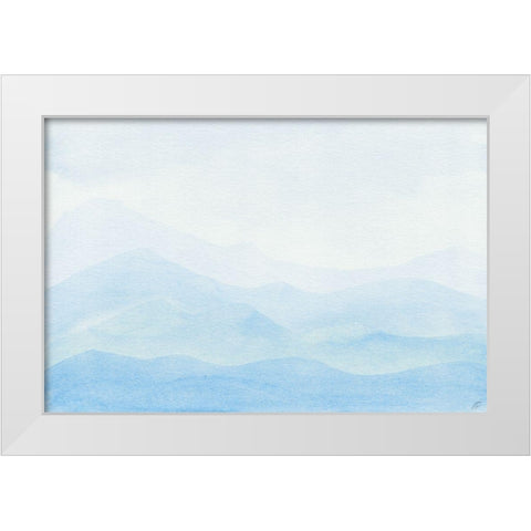 Soft Pastel White Modern Wood Framed Art Print by Lee, Judson
