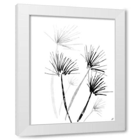Palm Twigs White Modern Wood Framed Art Print by Lee, Judson
