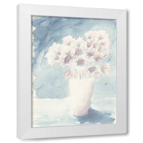 Wild Blue White Modern Wood Framed Art Print by Lee, Judson