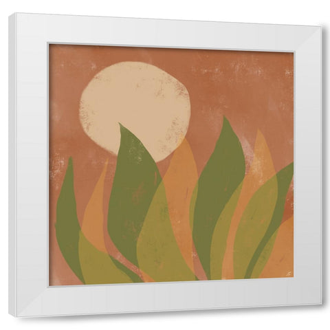 Aloe and Sun II White Modern Wood Framed Art Print by Lee, Judson