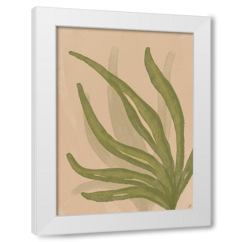 Fern Life II White Modern Wood Framed Art Print by Lee, Judson