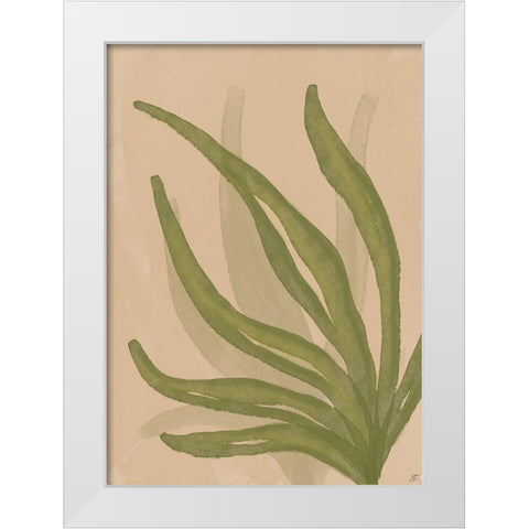Fern Life II White Modern Wood Framed Art Print by Lee, Judson
