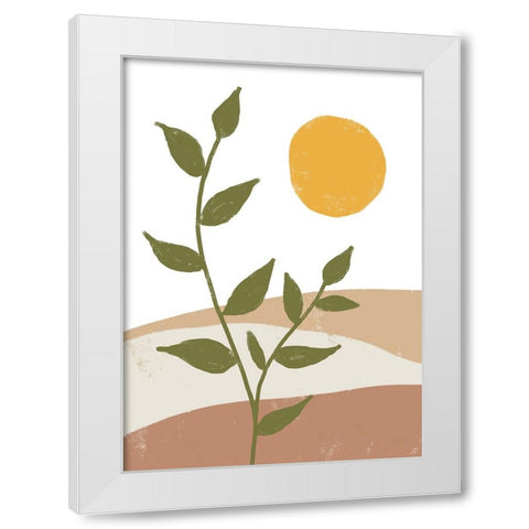 Sand Scape II White Modern Wood Framed Art Print by Lee, Judson