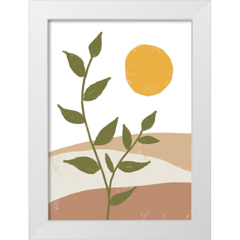 Sand Scape II White Modern Wood Framed Art Print by Lee, Judson