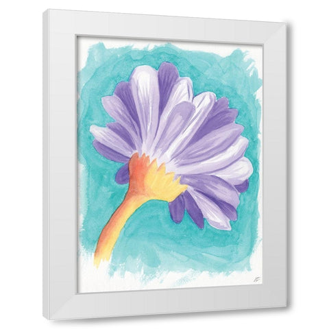 Vivid Flower II White Modern Wood Framed Art Print by Lee, Judson
