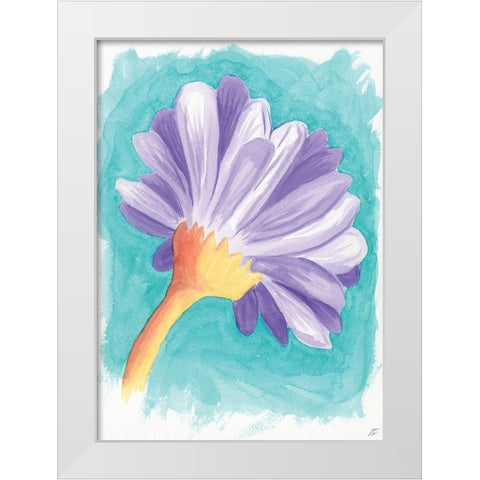 Vivid Flower II White Modern Wood Framed Art Print by Lee, Judson