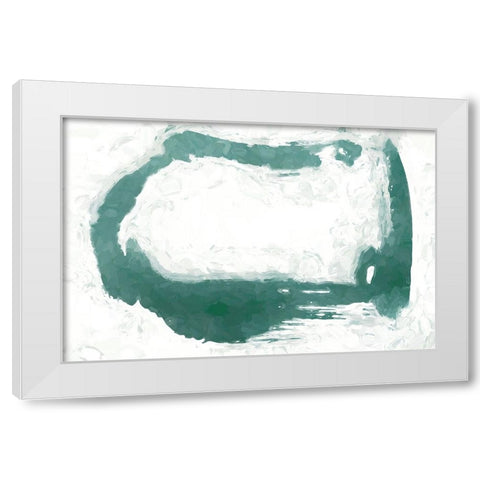Shape Abstract I White Modern Wood Framed Art Print by Fay, Mela