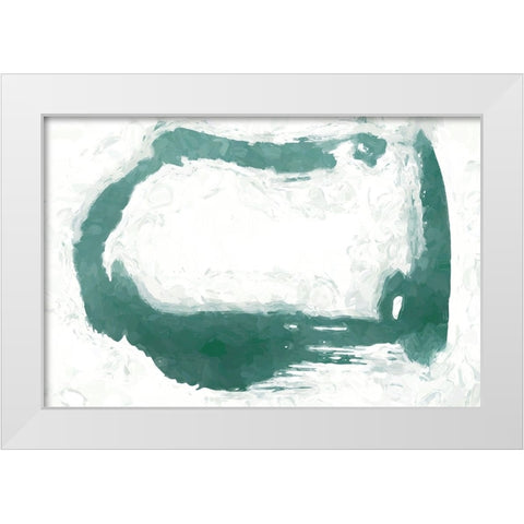 Shape Abstract I White Modern Wood Framed Art Print by Fay, Mela