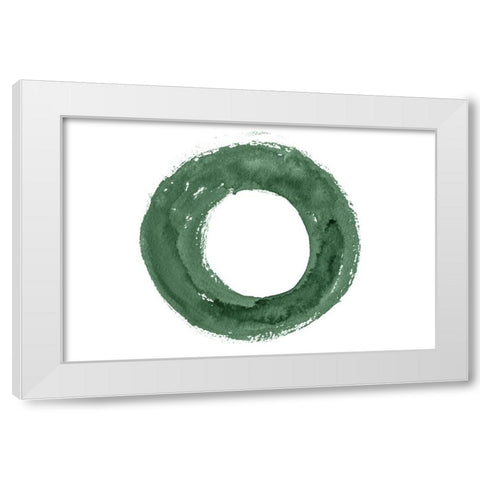 Shape Abstract III White Modern Wood Framed Art Print by Fay, Mela