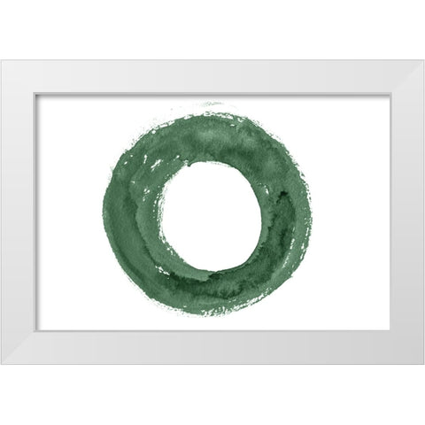 Shape Abstract III White Modern Wood Framed Art Print by Fay, Mela