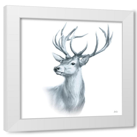 Rack I White Modern Wood Framed Art Print by Fay, Mela