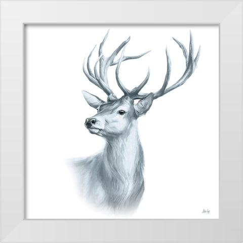 Rack I White Modern Wood Framed Art Print by Fay, Mela