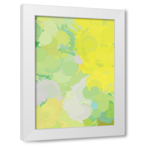 Abstract II White Modern Wood Framed Art Print by Fay, Mela