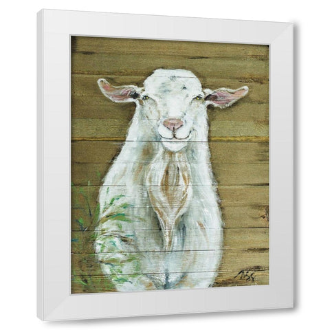 Beardsly White Modern Wood Framed Art Print by Strong, Molly Susan