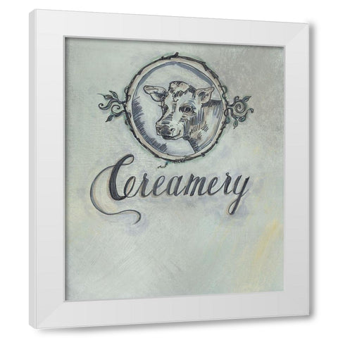 Creamery White Modern Wood Framed Art Print by Strong, Molly Susan