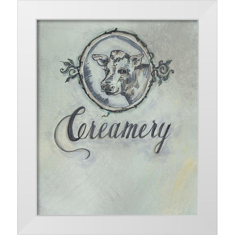 Creamery White Modern Wood Framed Art Print by Strong, Molly Susan