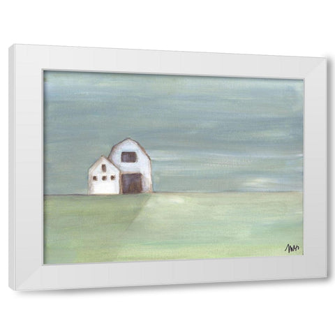 Barn I White Modern Wood Framed Art Print by Strong, Molly Susan