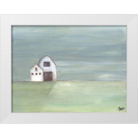 Barn I White Modern Wood Framed Art Print by Strong, Molly Susan