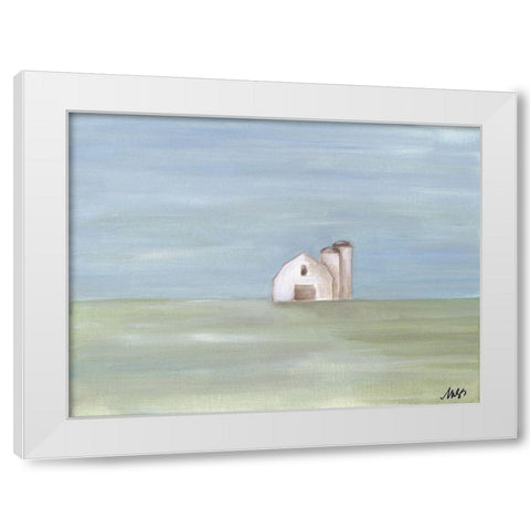 Barn II White Modern Wood Framed Art Print by Strong, Molly Susan