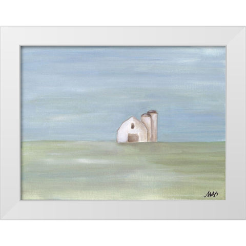 Barn II White Modern Wood Framed Art Print by Strong, Molly Susan