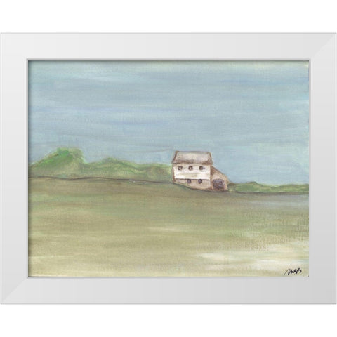 Barn III White Modern Wood Framed Art Print by Strong, Molly Susan
