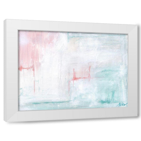 Pastel Abstract II White Modern Wood Framed Art Print by Strong, Molly Susan