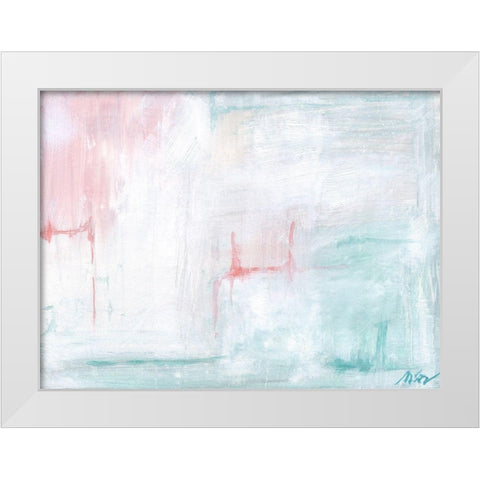 Pastel Abstract II White Modern Wood Framed Art Print by Strong, Molly Susan