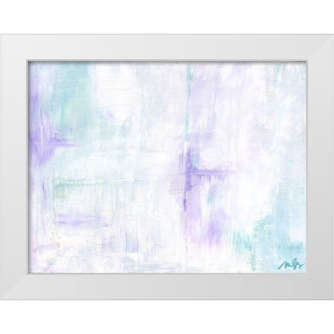Pastel Abstract I White Modern Wood Framed Art Print by Strong, Molly Susan