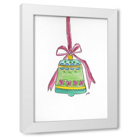 Ornament I White Modern Wood Framed Art Print by Strong, Molly Susan