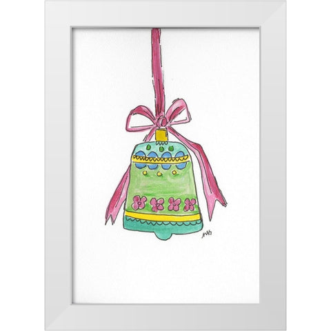 Ornament I White Modern Wood Framed Art Print by Strong, Molly Susan