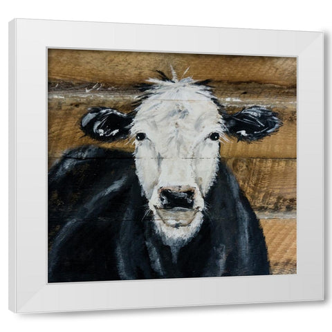 Cookie White Modern Wood Framed Art Print by Strong, Molly Susan