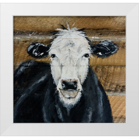 Cookie White Modern Wood Framed Art Print by Strong, Molly Susan